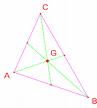 baricentro di un triangolo